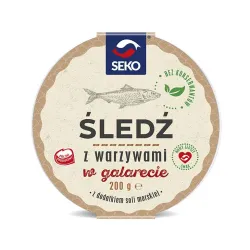 Śledź z warzywami w galarecie